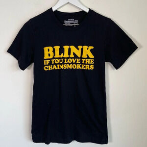 The Chainsmokers black t-shirt size small